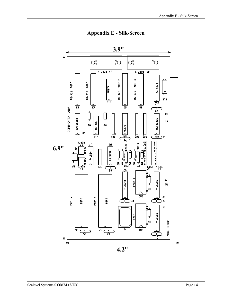 Appendix e - silk-screen | Impulse 3087 User Manual | Page 17 / 19