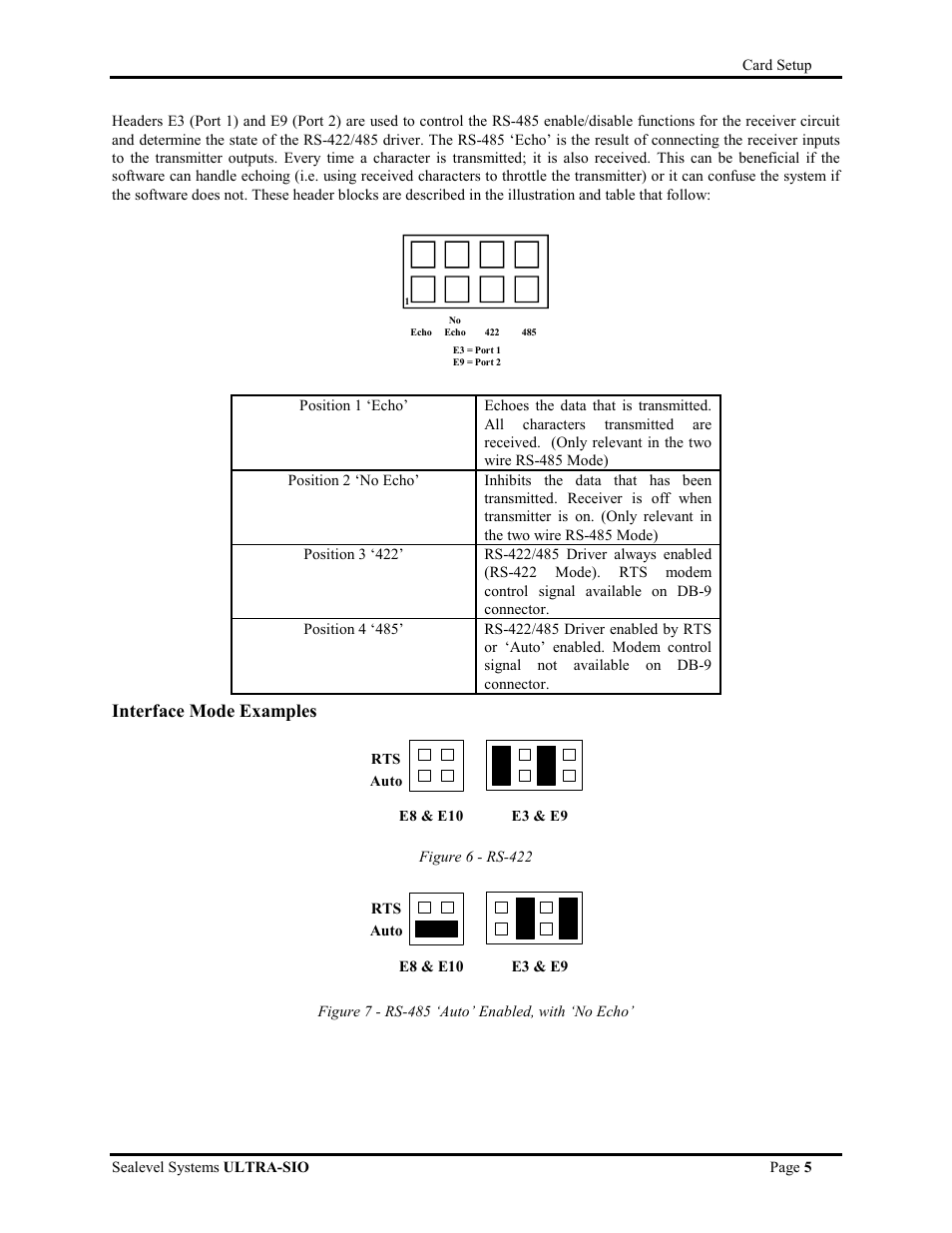 Interface mode examples | Impulse 3089 User Manual | Page 8 / 21