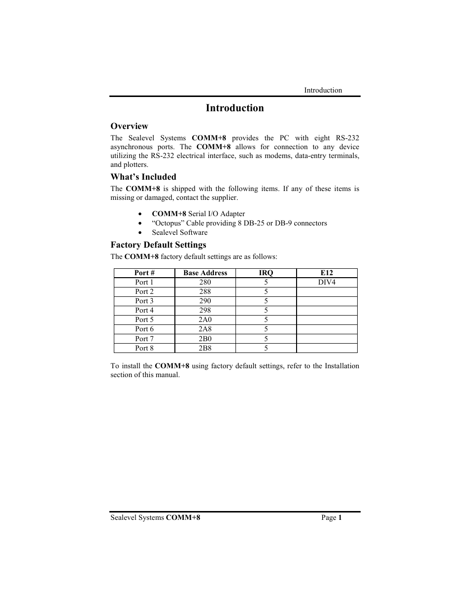 Introduction | Impulse 3420 User Manual | Page 4 / 23