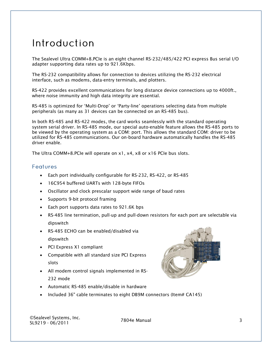Ntroduction | Impulse 7804e User Manual | Page 3 / 28