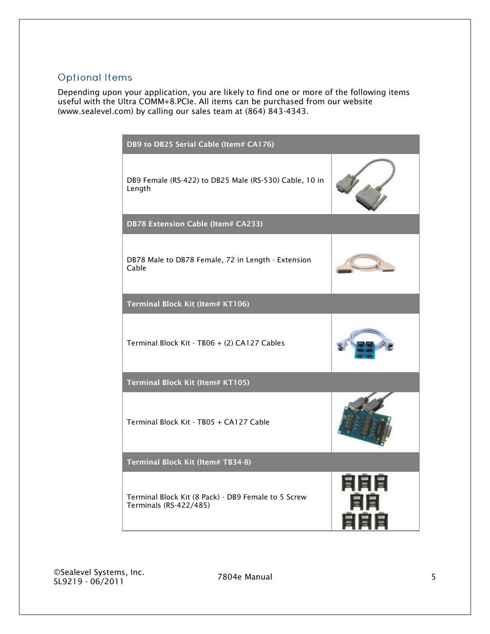 Impulse 7804e User Manual | Page 5 / 28