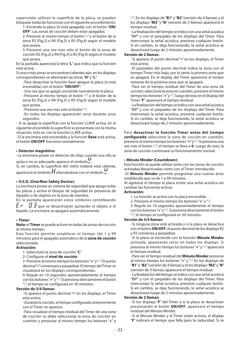 KORTING HI3200B User Manual | Page 22 / 72