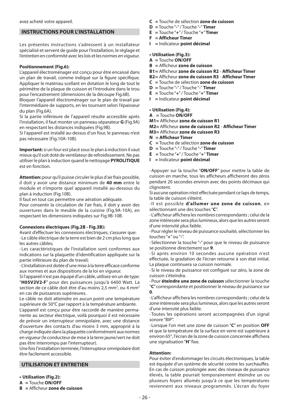 KORTING HI3200B User Manual | Page 26 / 72