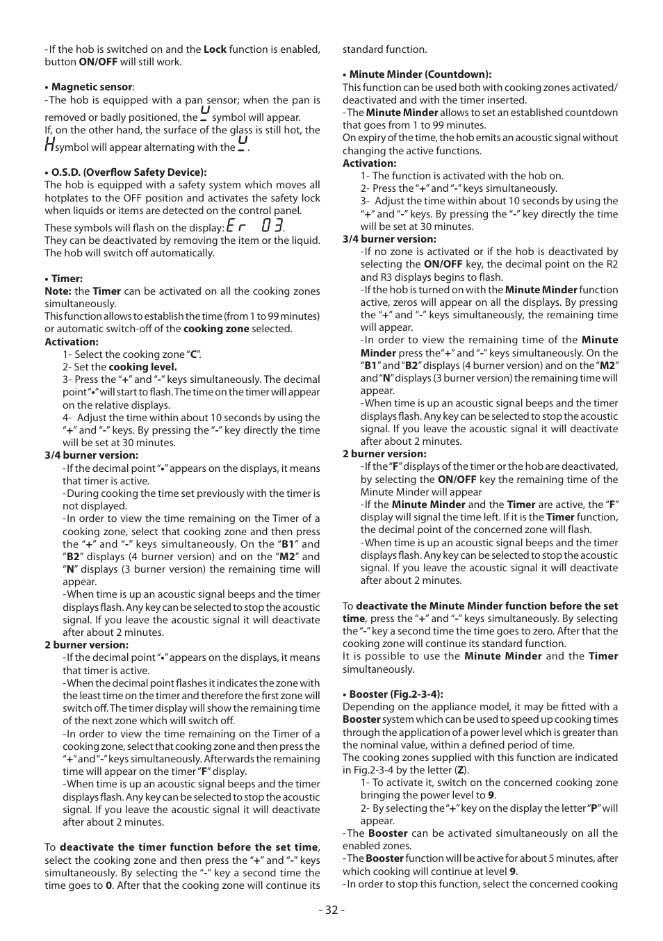 KORTING HI3200B User Manual | Page 32 / 72