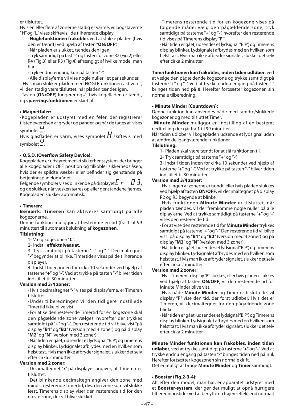 KORTING HI3200B User Manual | Page 47 / 72