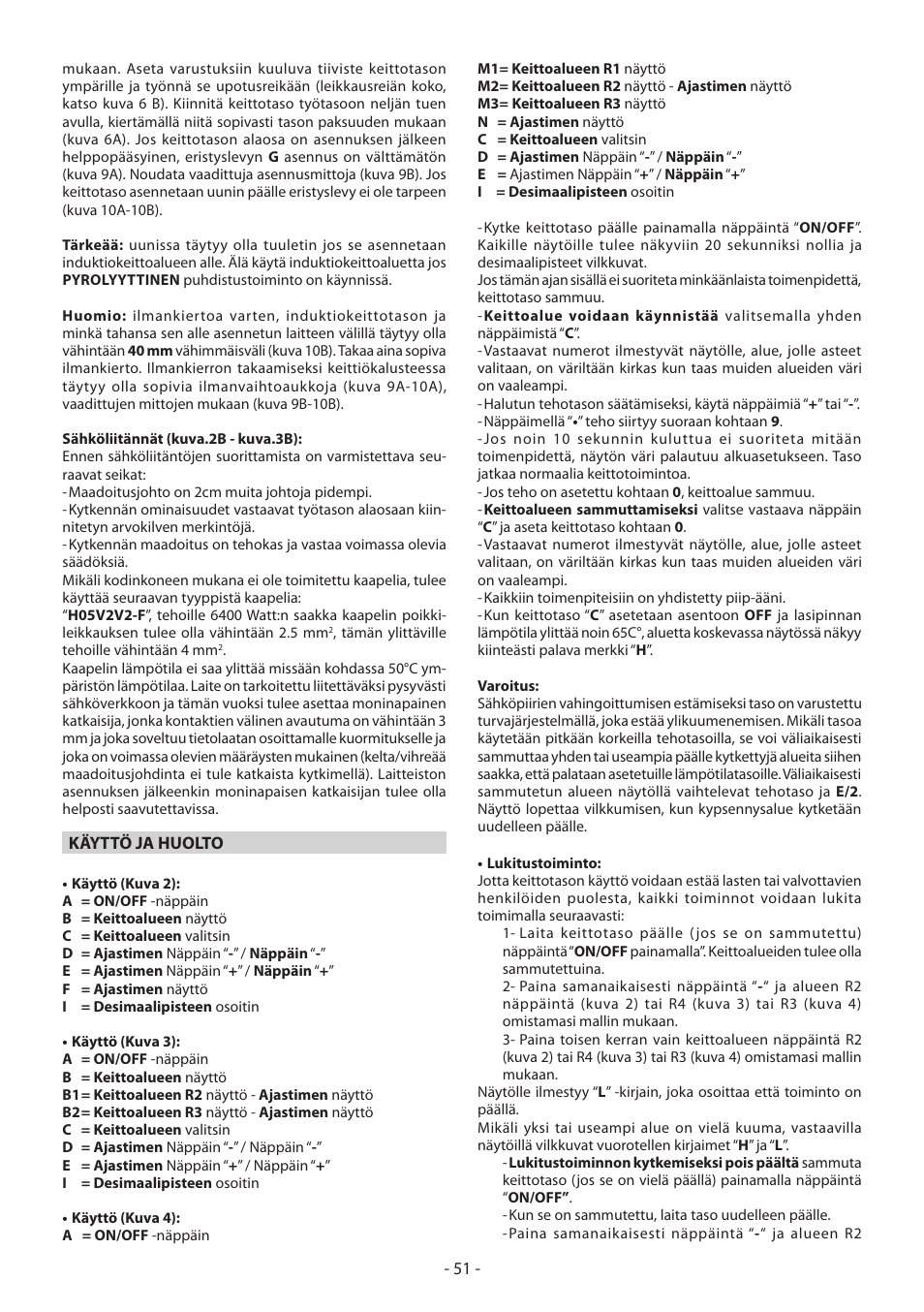 KORTING HI3200B User Manual | Page 51 / 72