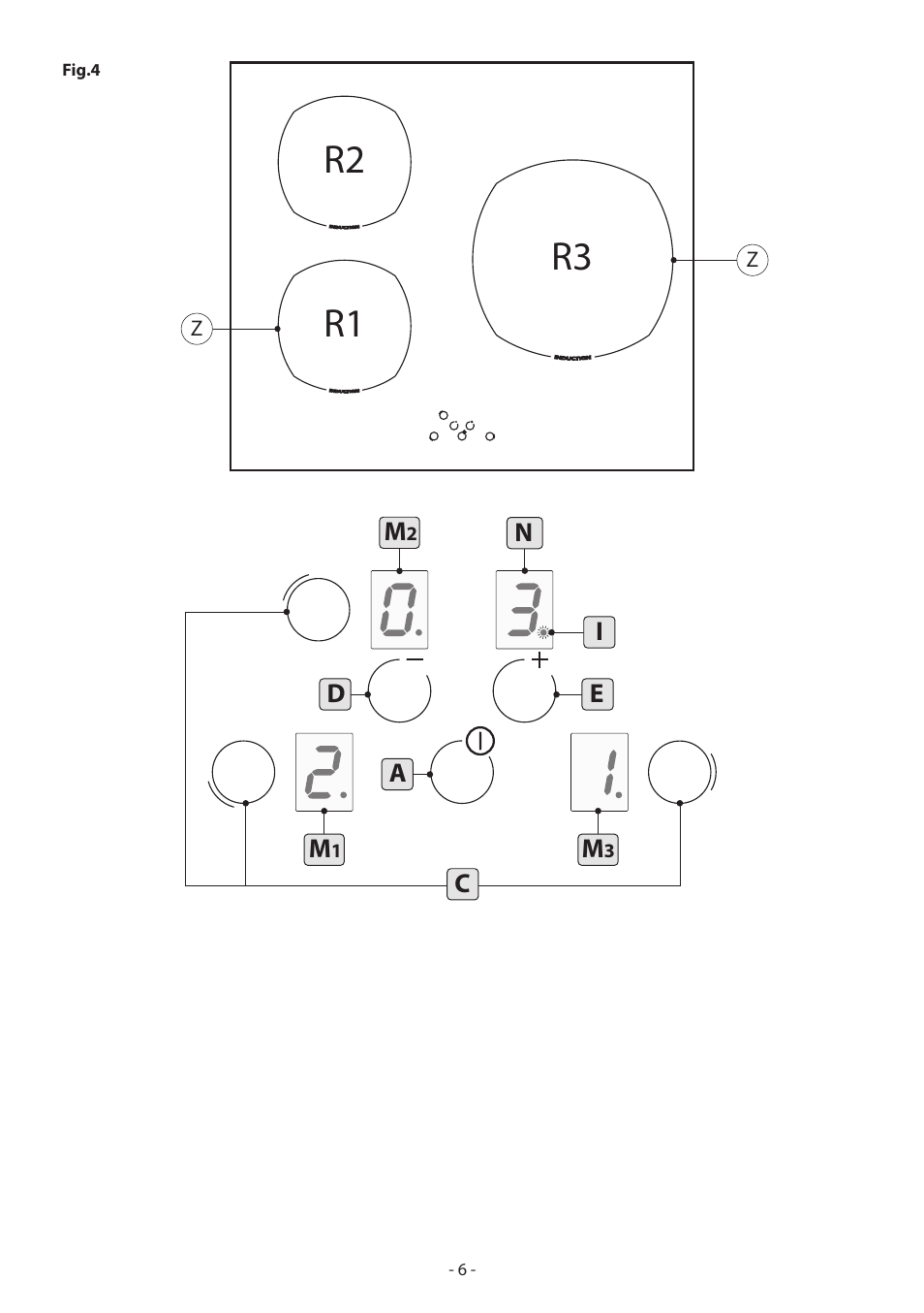 R1 r2 r3 | KORTING HI3200B User Manual | Page 6 / 72