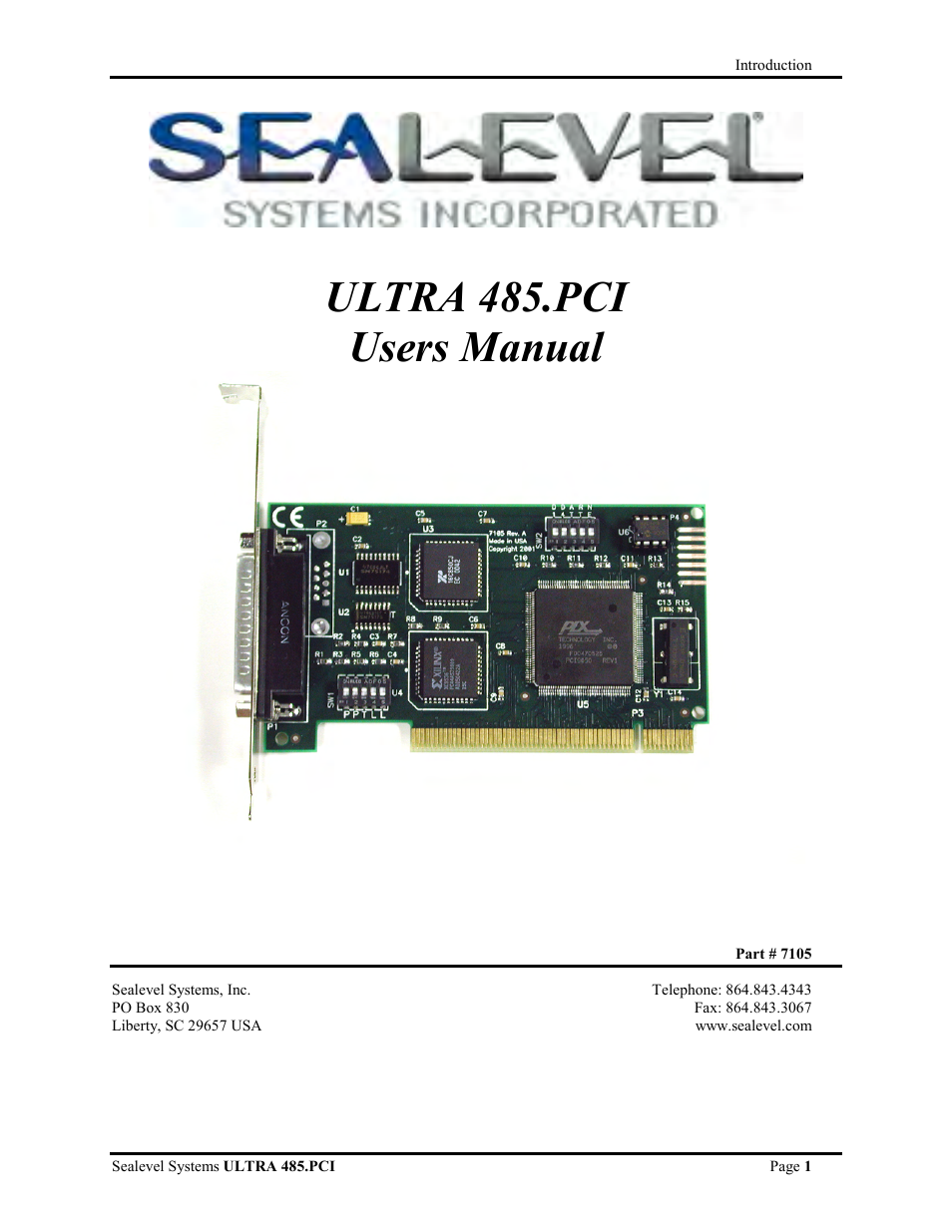 Impulse 7105 User Manual | 17 pages