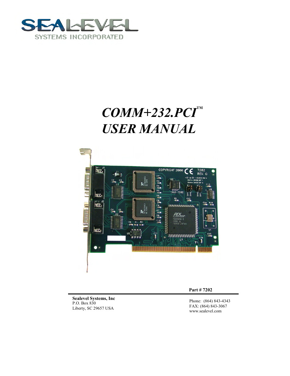 Impulse 7202 User Manual | 19 pages