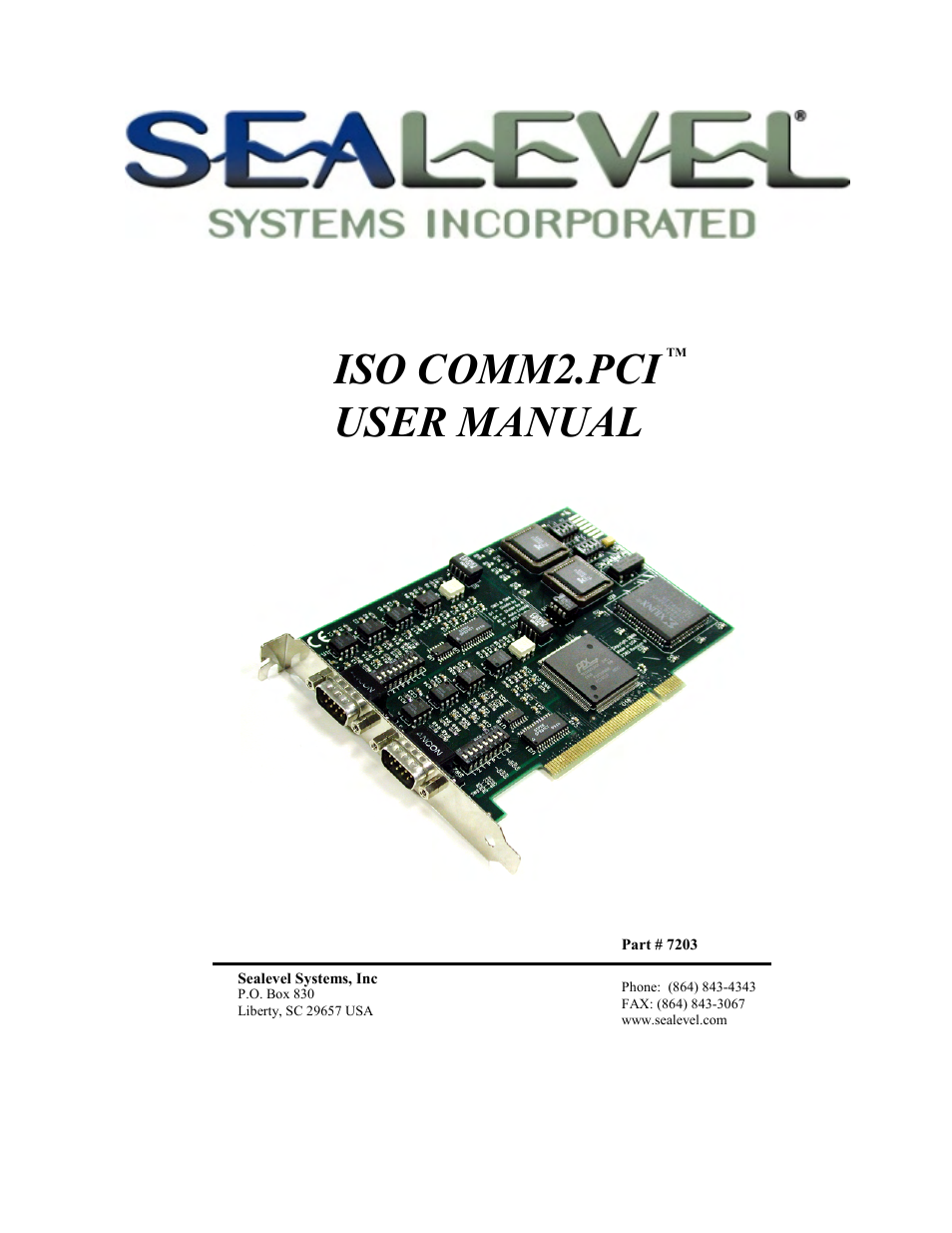 Impulse 7203 User Manual | 21 pages