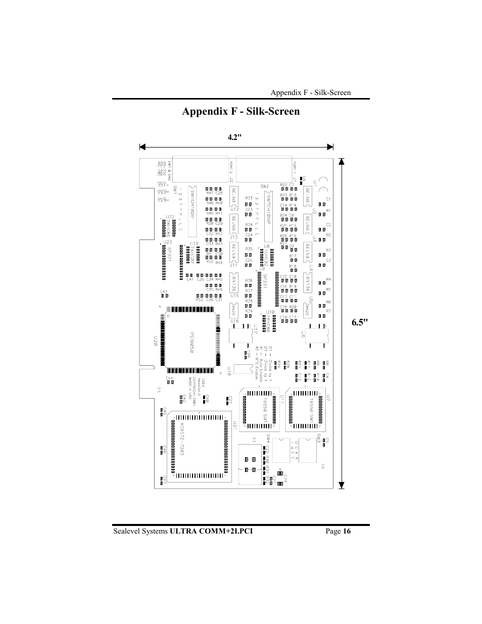 Appendix f - silk-screen | Impulse 7203 User Manual | Page 19 / 21