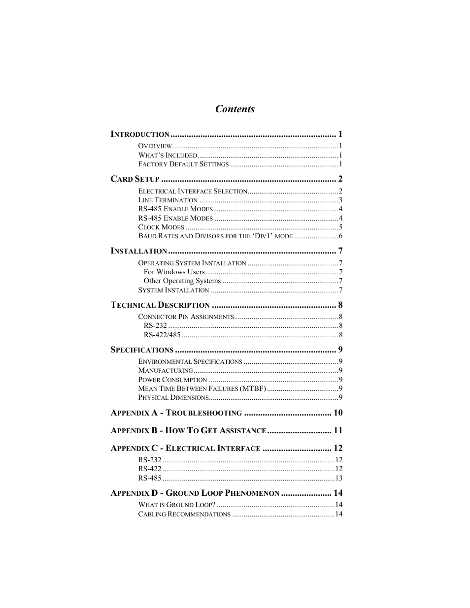 Impulse 7203 User Manual | Page 2 / 21