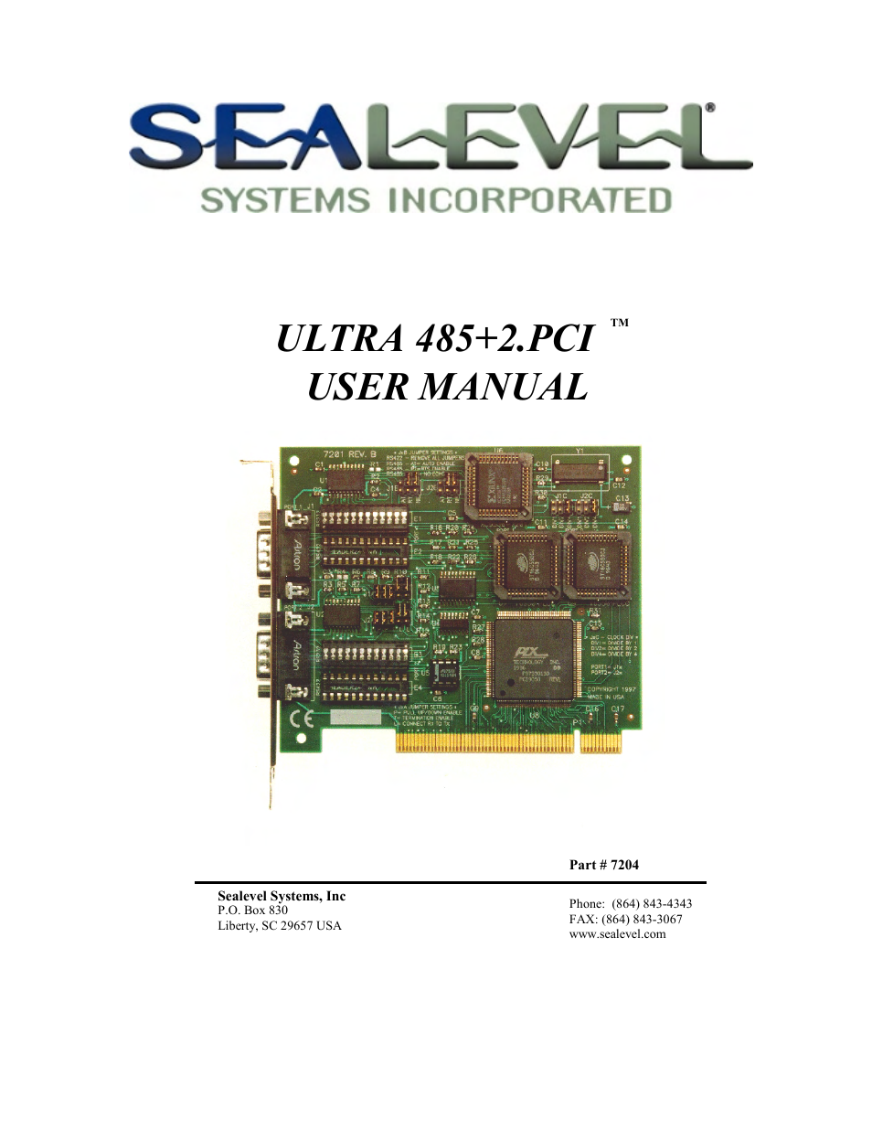 Impulse 7204 User Manual | 24 pages