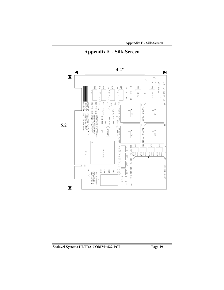 Appendix e - silk-screen | Impulse 7402 User Manual | Page 22 / 24