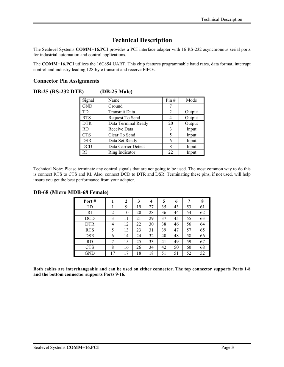 Specifications, Technical description | Impulse 7161 User Manual | Page 5 / 13