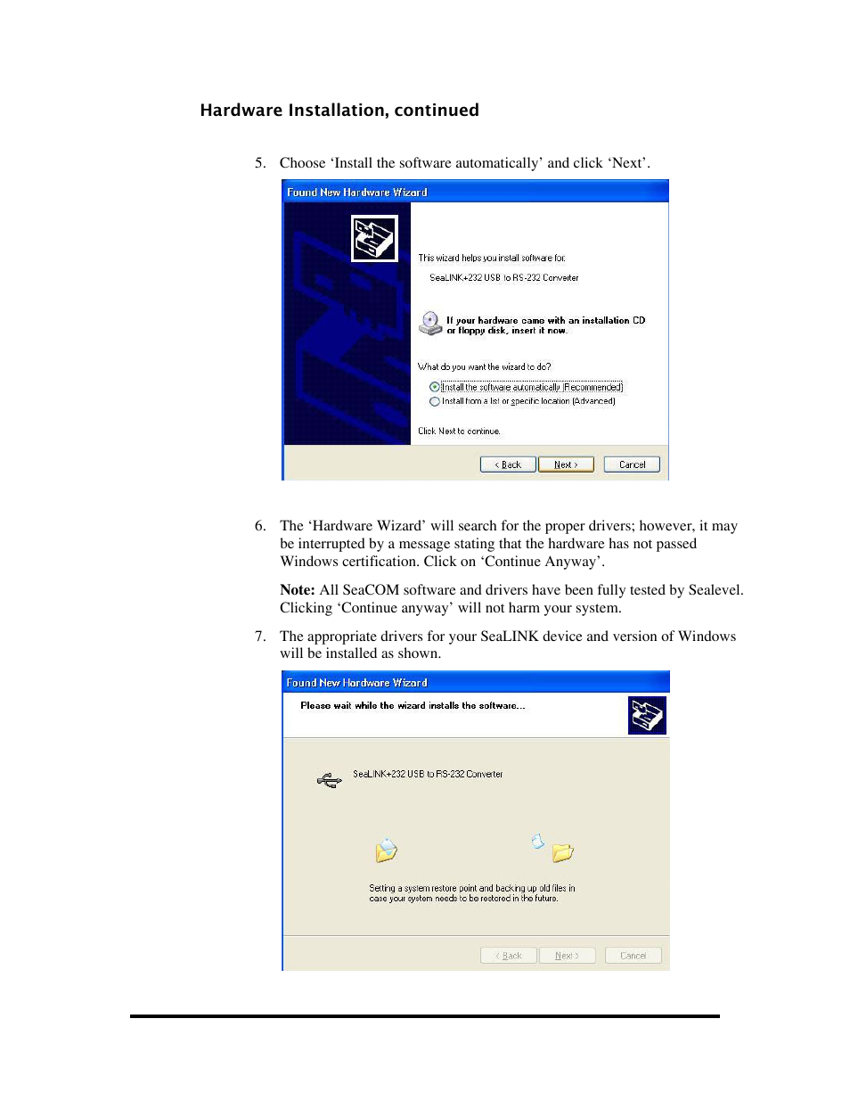 Impulse 2105R User Manual | Page 10 / 27