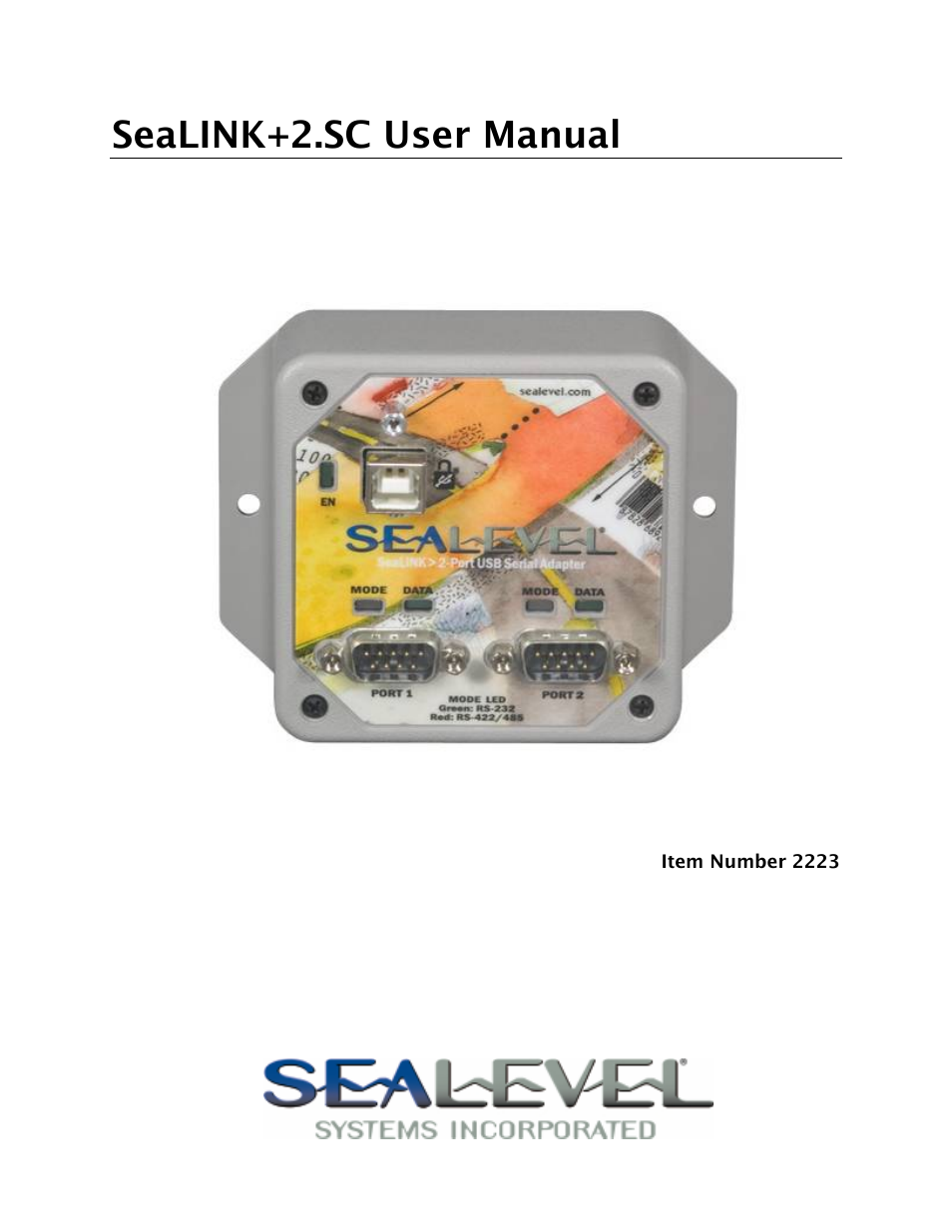 Impulse 2223-OEM User Manual | 25 pages