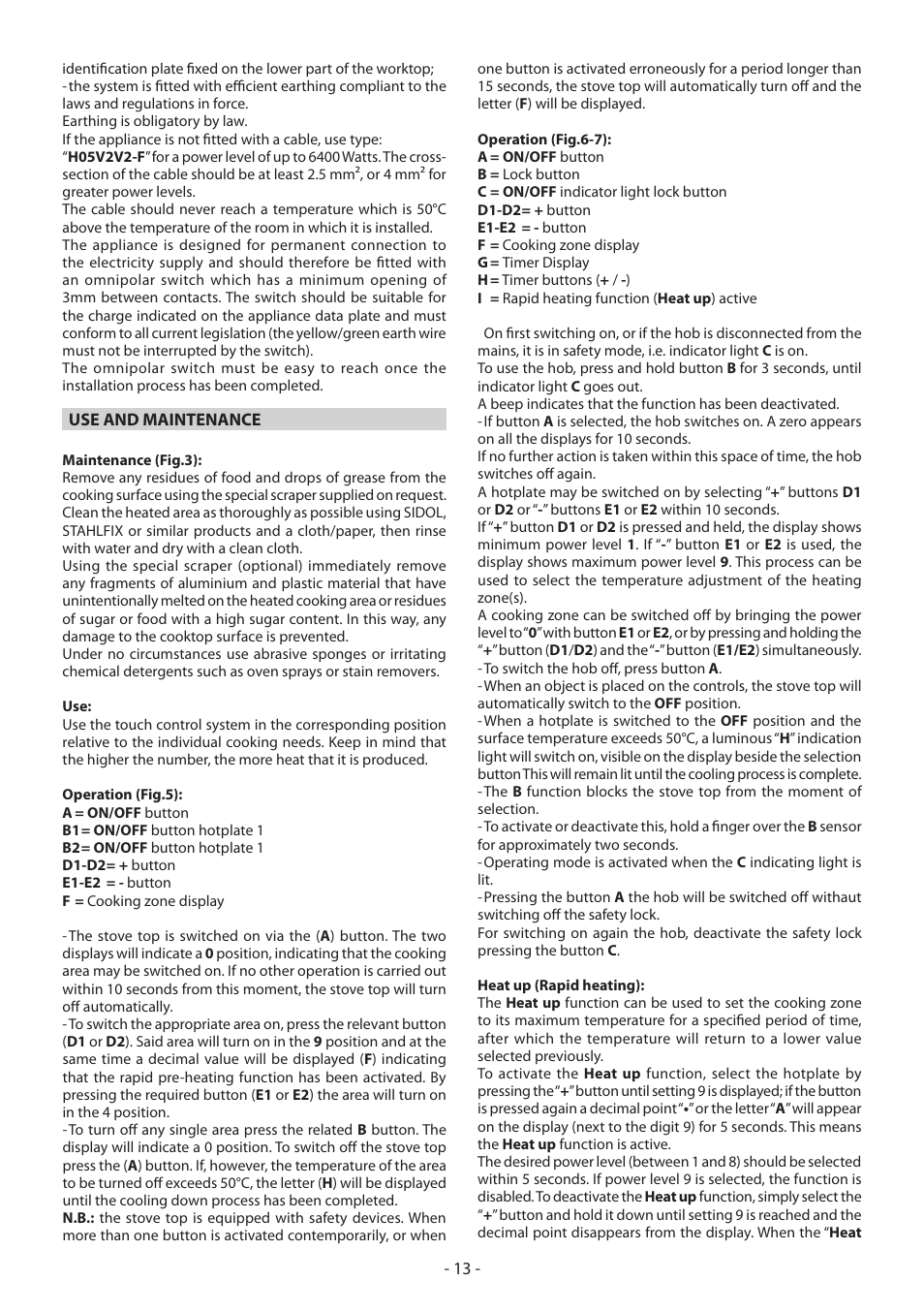 KORTING HK3002B User Manual | Page 13 / 44