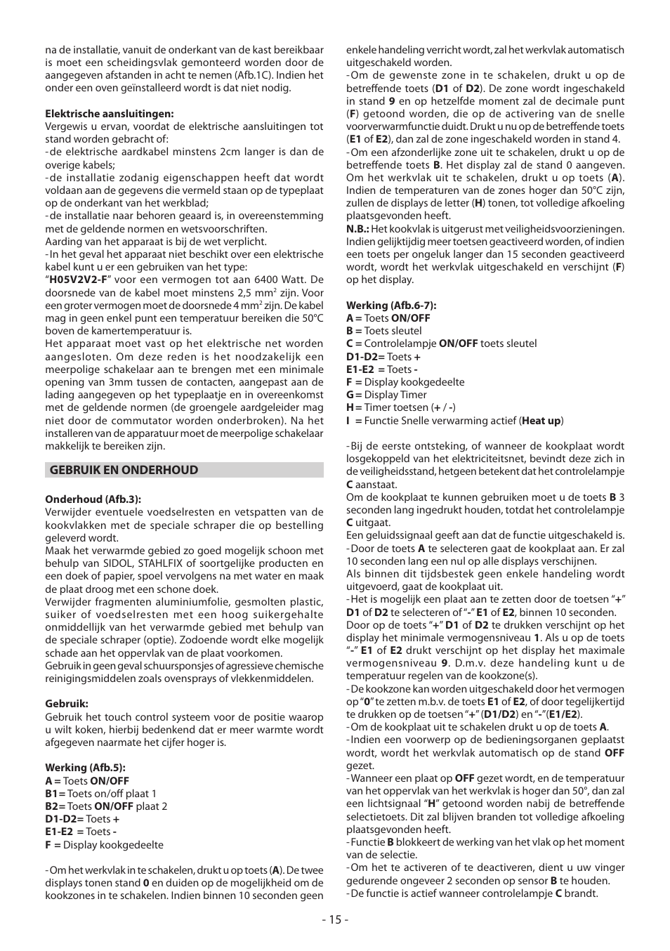 KORTING HK3002B User Manual | Page 15 / 44