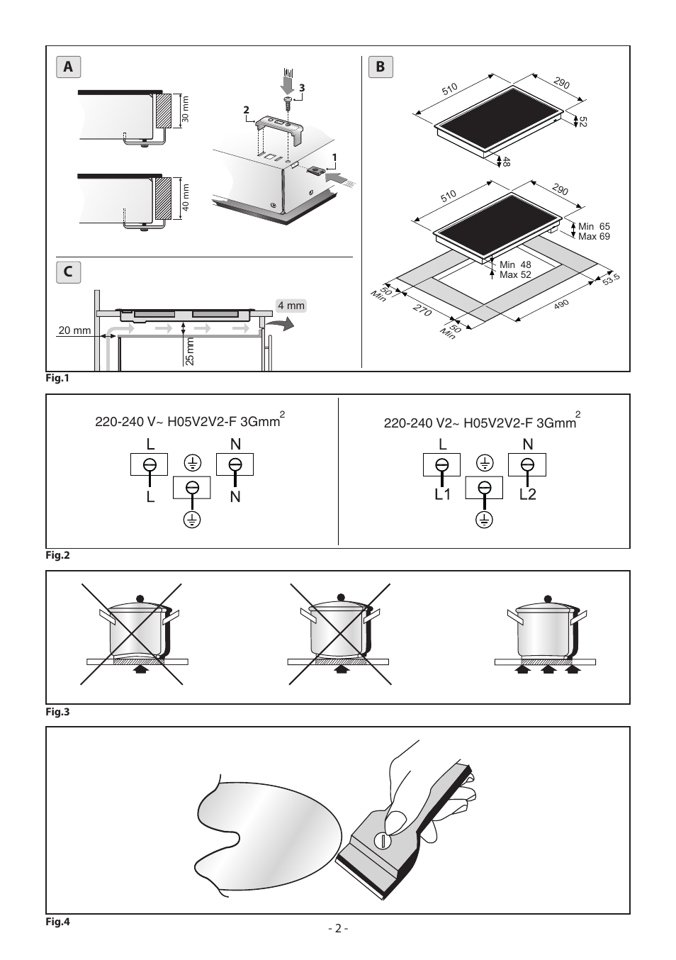 Ab c | KORTING HK3002B User Manual | Page 2 / 44