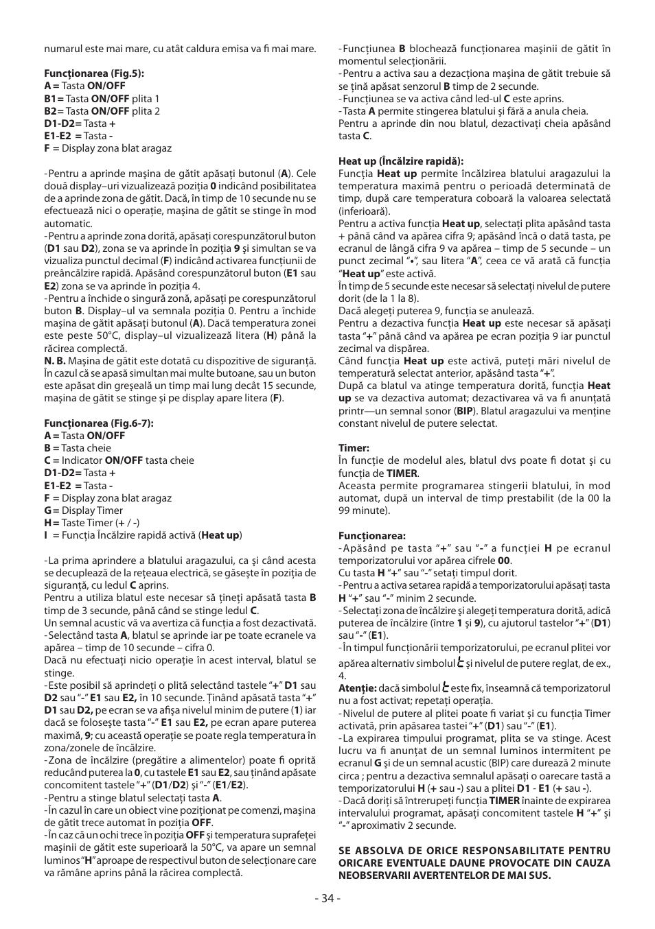 KORTING HK3002B User Manual | Page 34 / 44