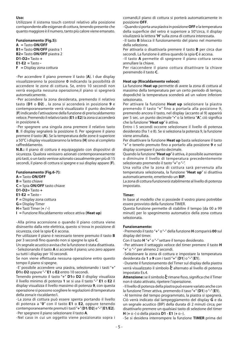 KORTING HK3002B User Manual | Page 5 / 44