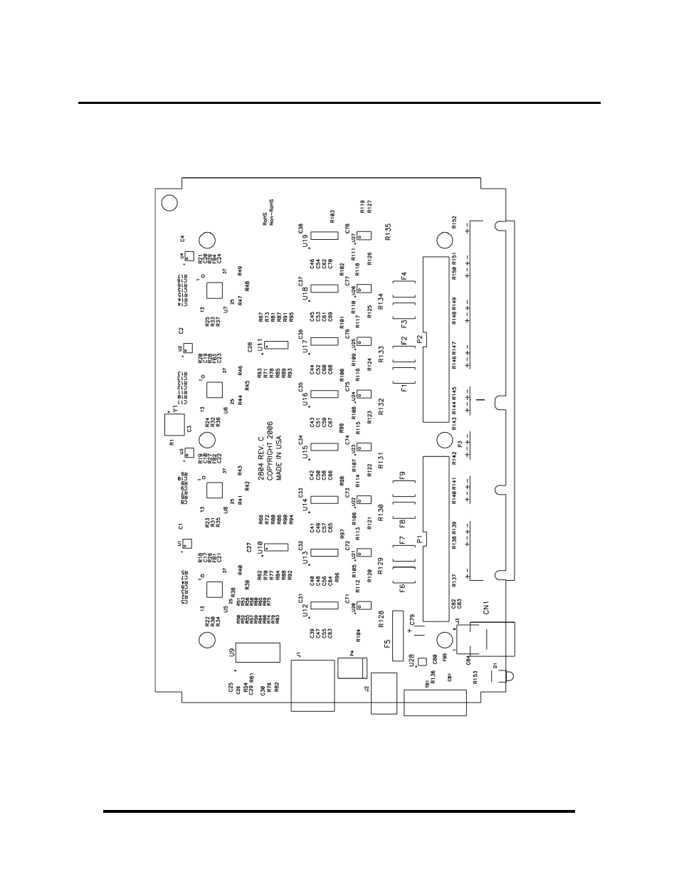 Appendix e – silk screen – 2404 pcb | Impulse 2404 User Manual | Page 15 / 17