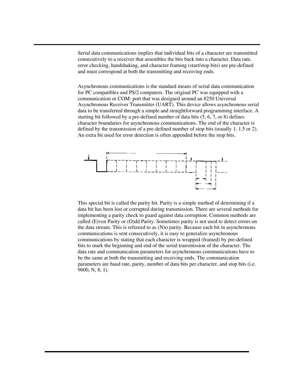 Appendix d - asynchronous communications | Impulse 2407 User Manual | Page 14 / 17