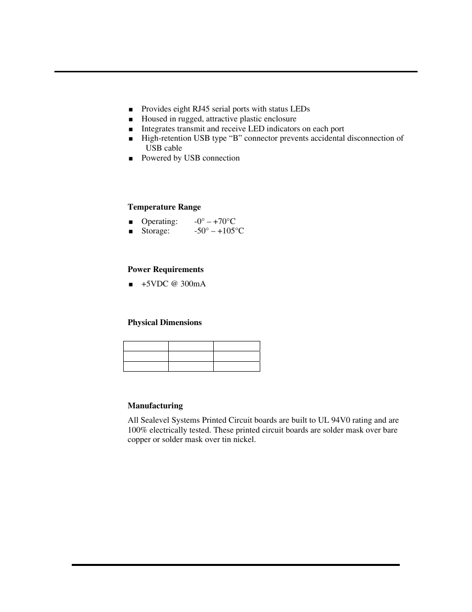 Electrical characteristics | Impulse 2804 User Manual | Page 10 / 17