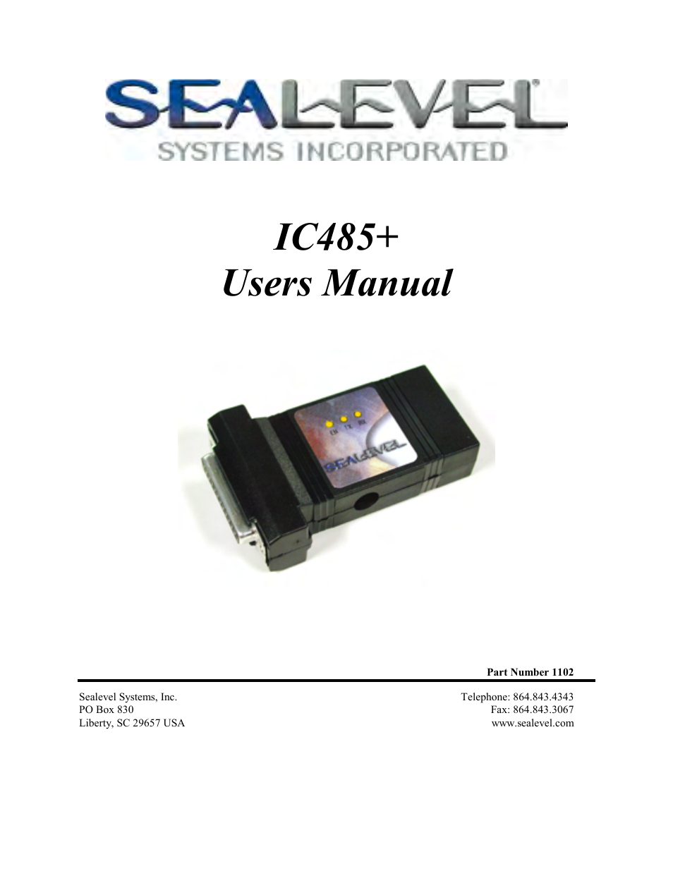 Impulse 1102 User Manual | 19 pages