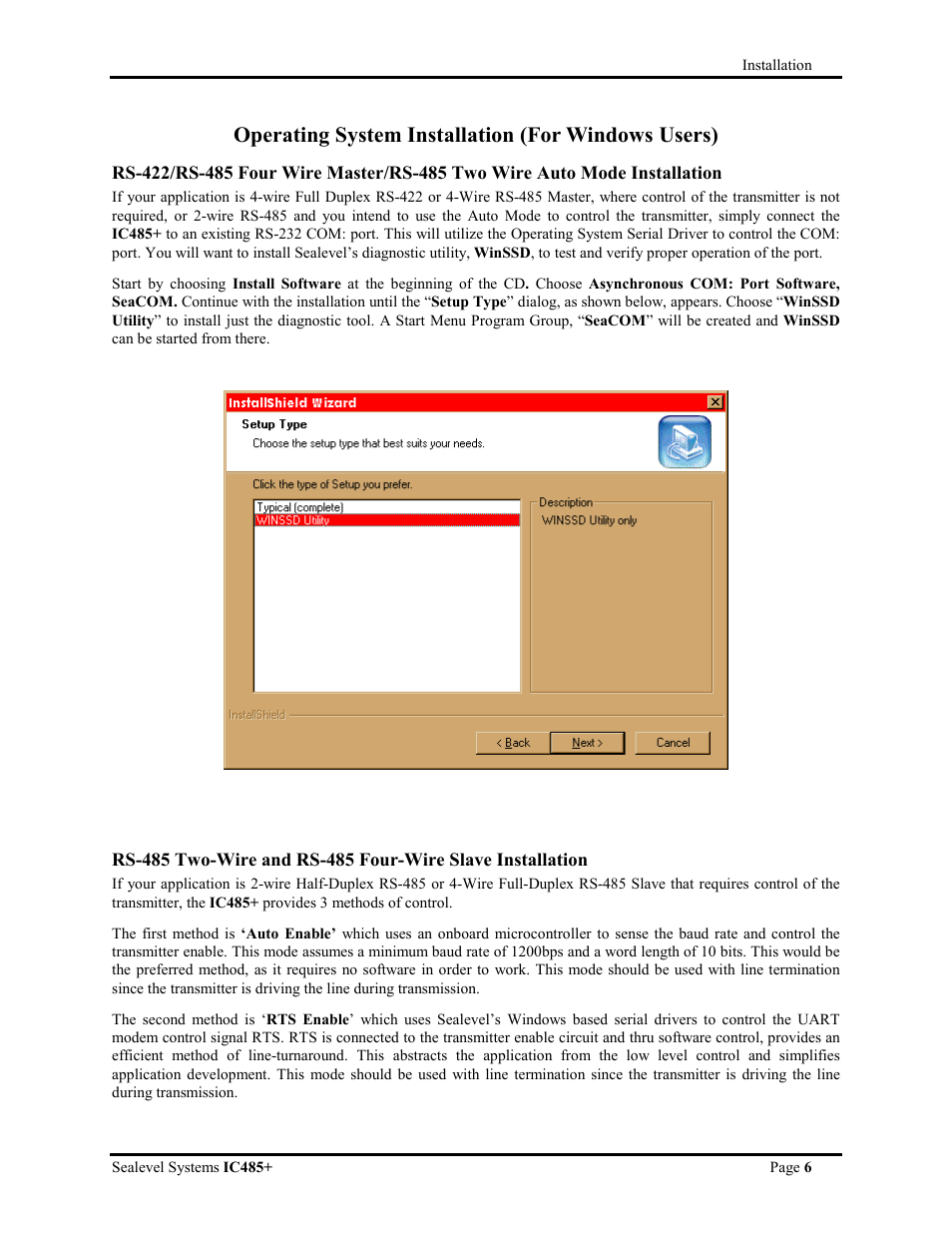 Operating system installation (for windows users) | Impulse 1102 User Manual | Page 8 / 19