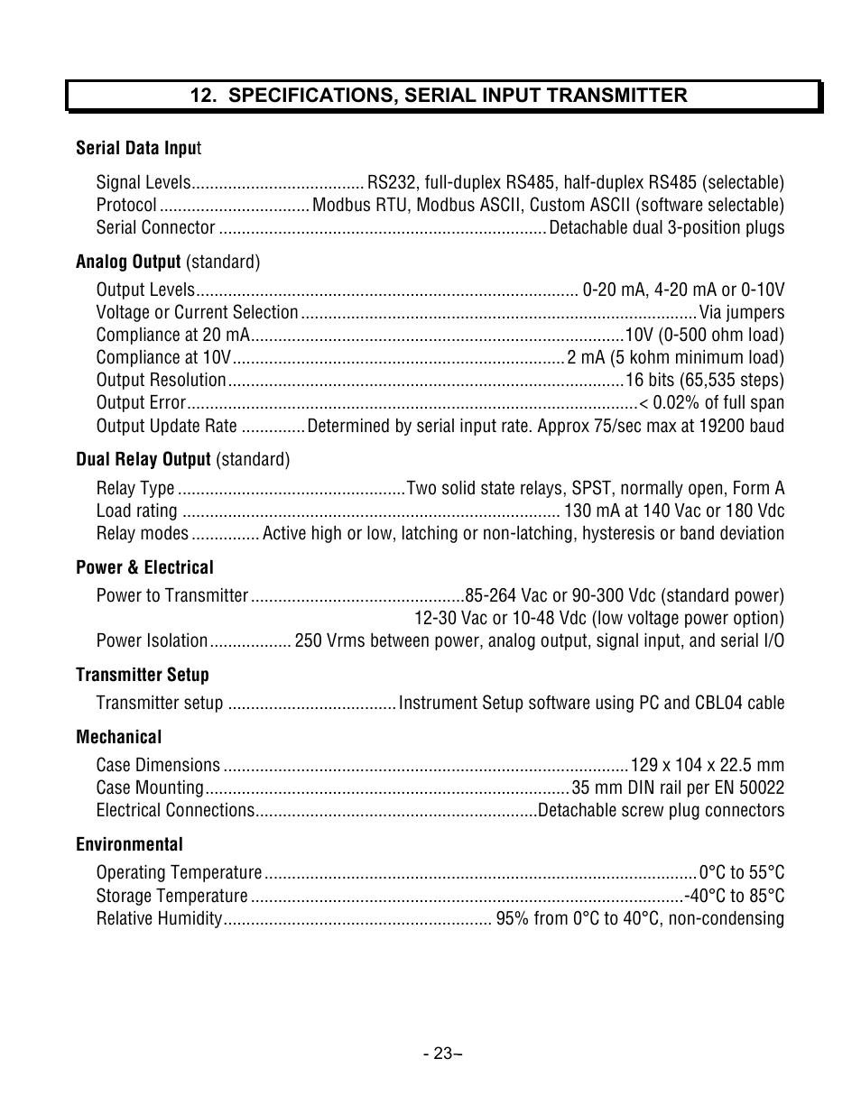 Laurel Electronics LTS6 - Manual User Manual | Page 23 / 24