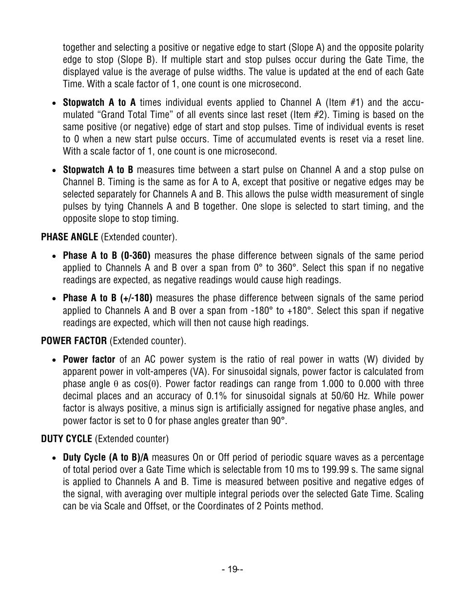 Laurel Electronics LT SERIES TRANSMITTERS PULSE INPUTS User Manual | Page 19 / 40
