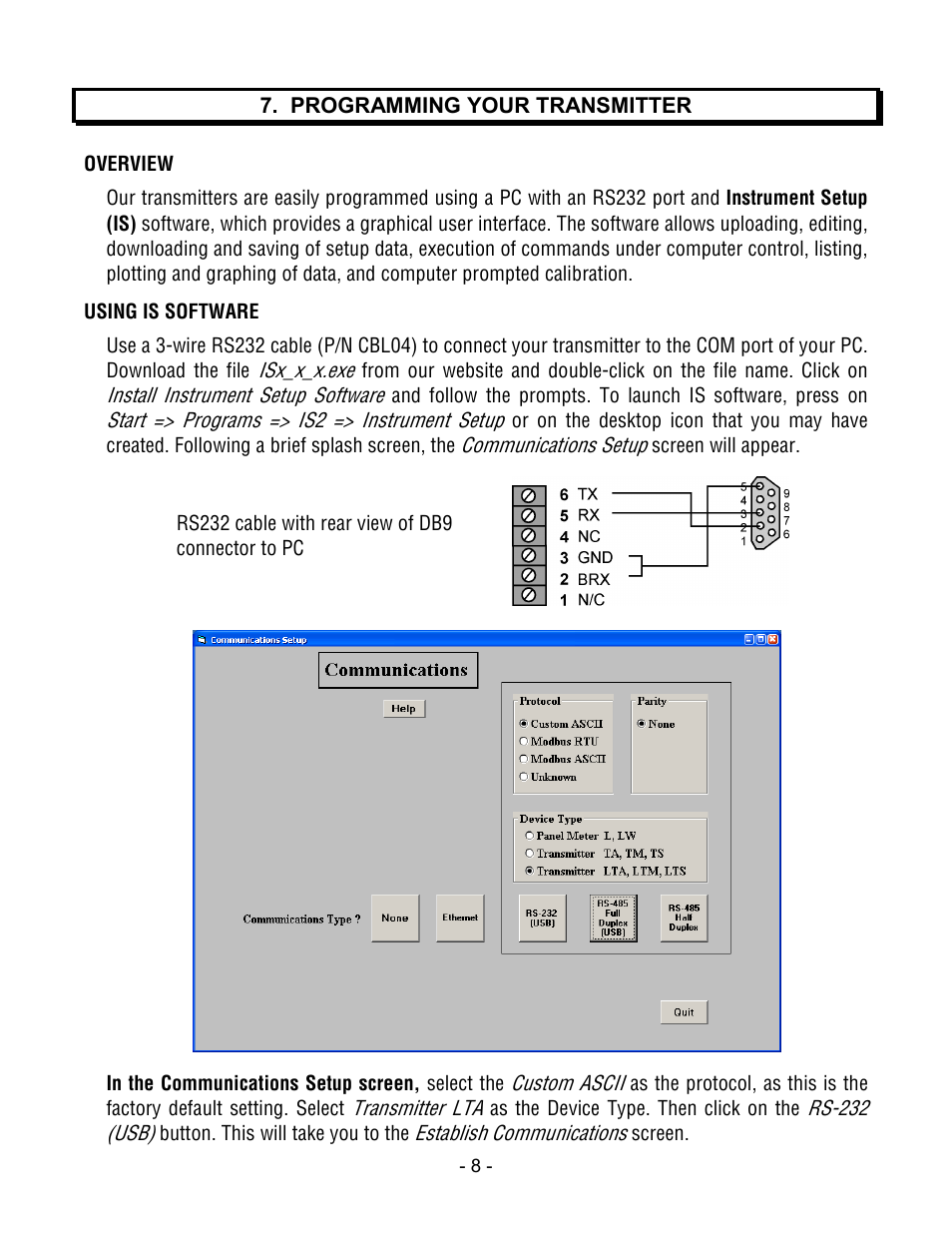 Laurel Electronics LT SERIES TRANSMITTERS ANALOG INPUT User Manual | Page 8 / 40