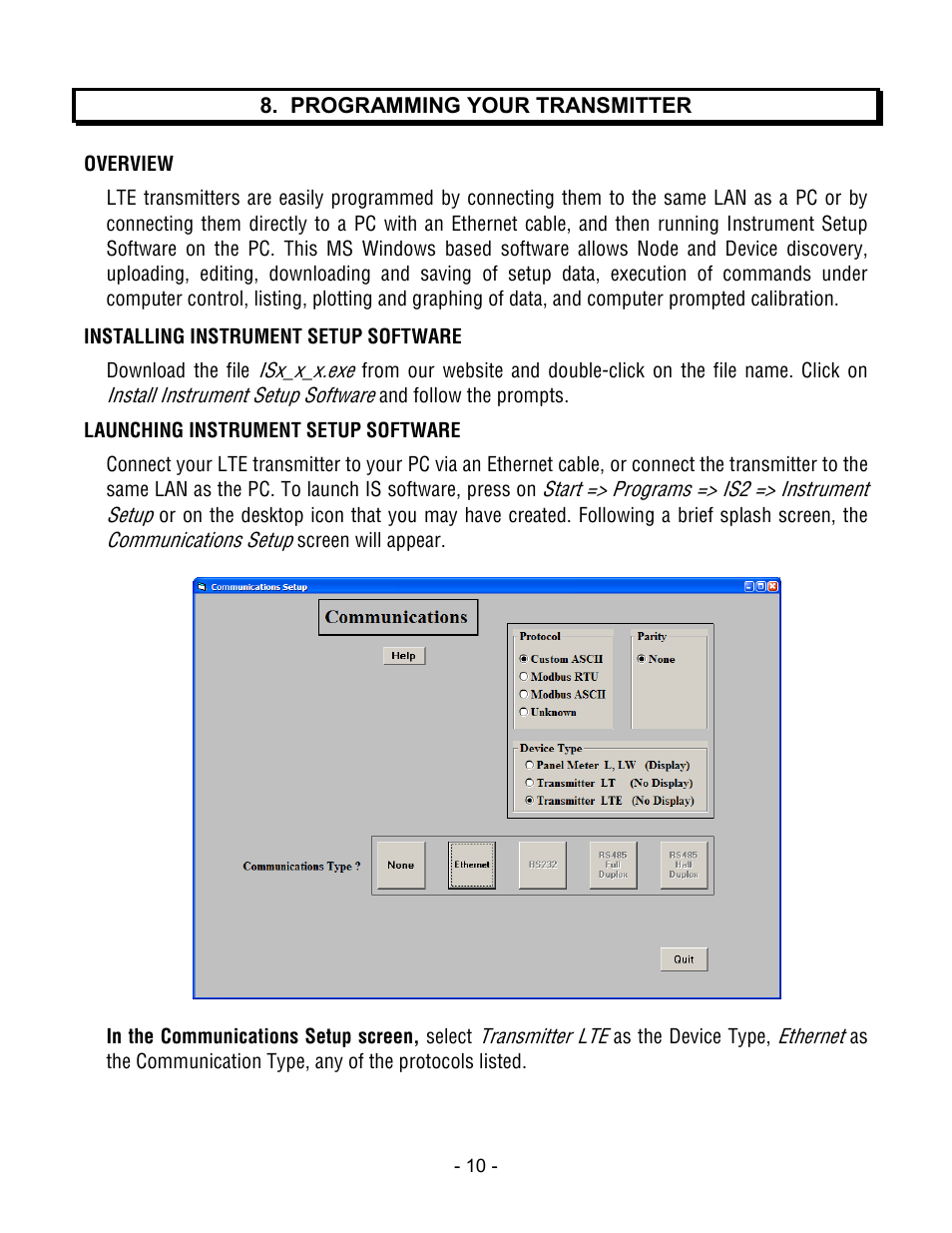 Laurel Electronics LTE SERIES TRANSMITTERS ANALOG INPUT User Manual | Page 10 / 40