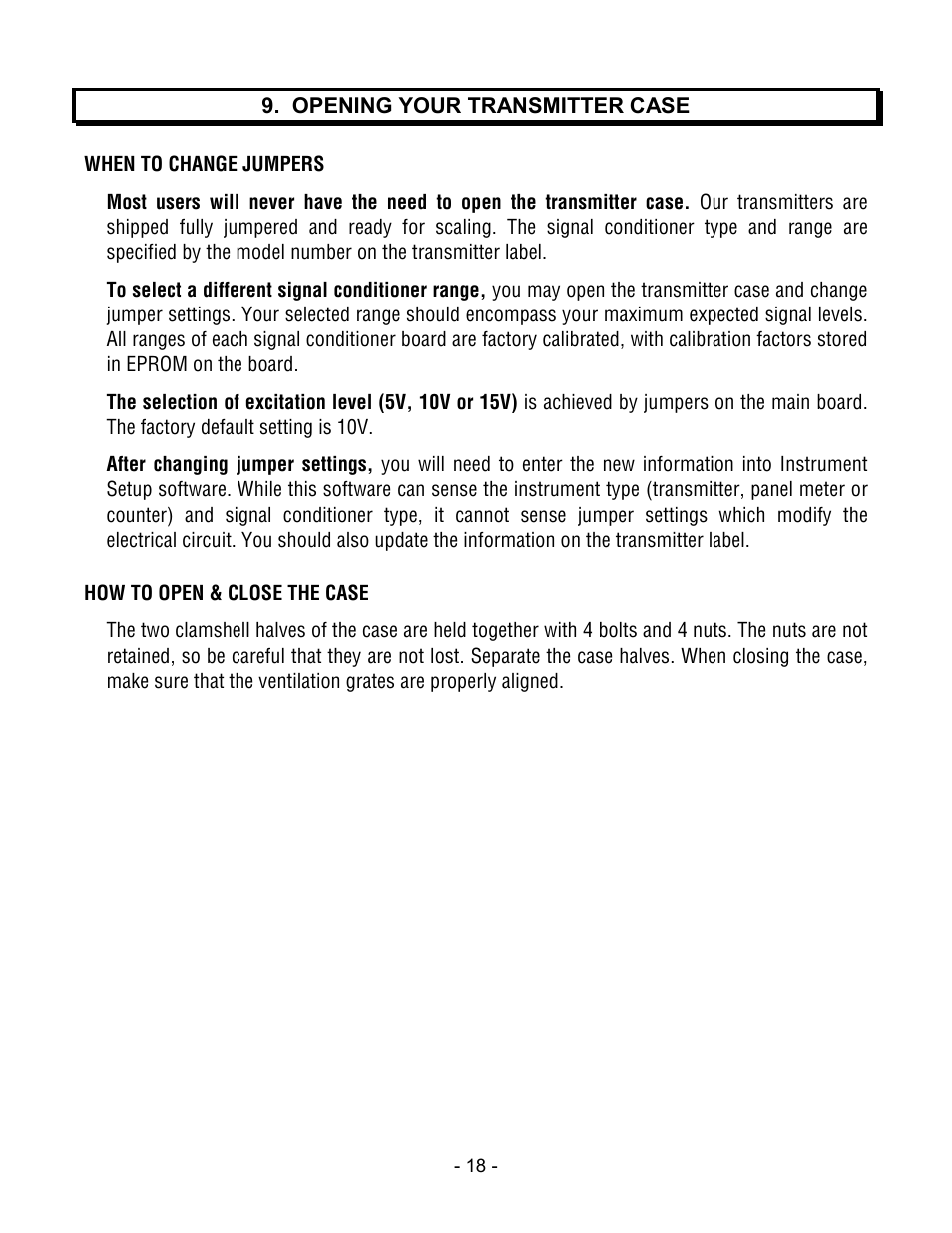 Laurel Electronics LTE SERIES TRANSMITTERS PULSE INPUT User Manual | Page 18 / 40