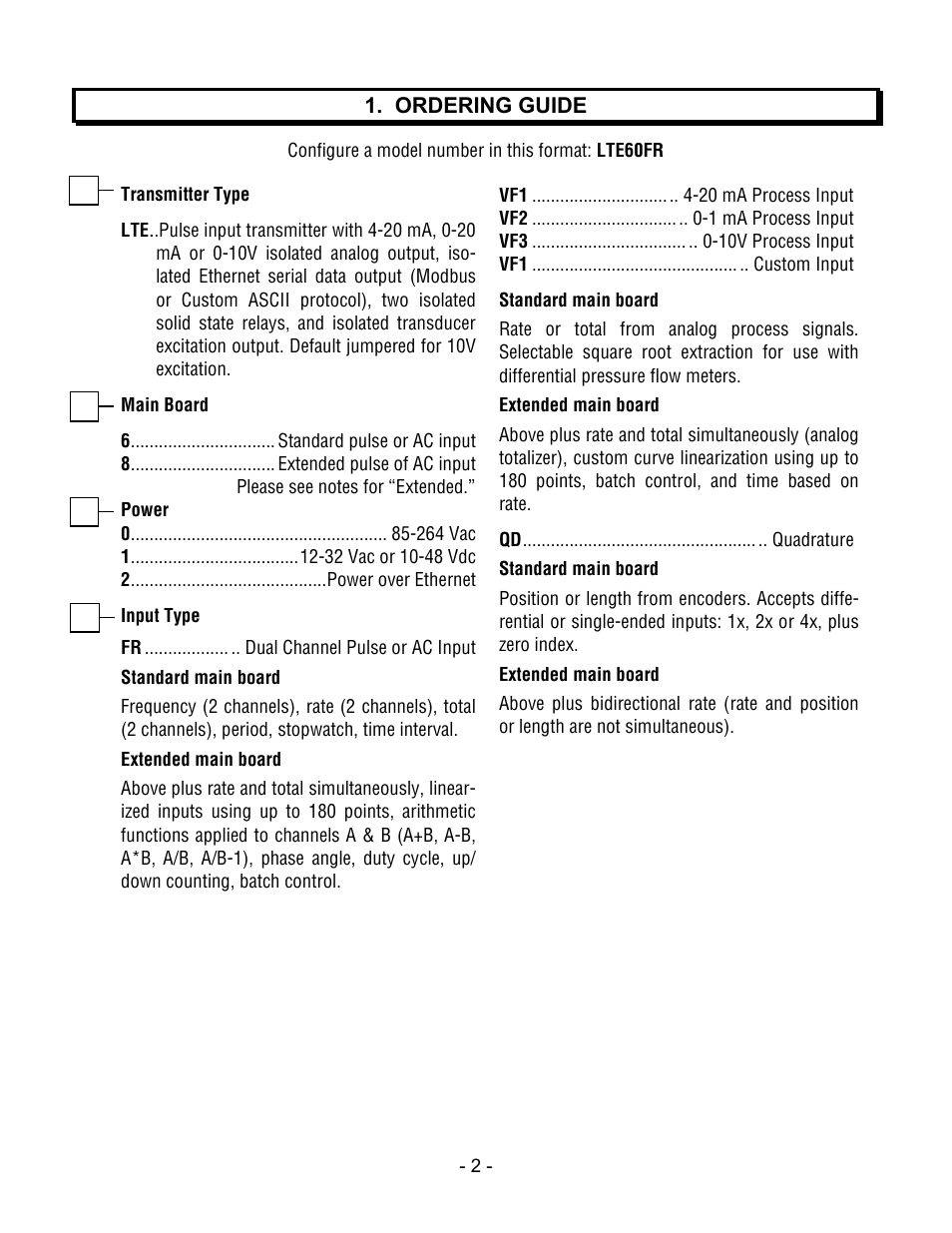 Laurel Electronics LTE SERIES TRANSMITTERS PULSE INPUT User Manual | Page 2 / 40