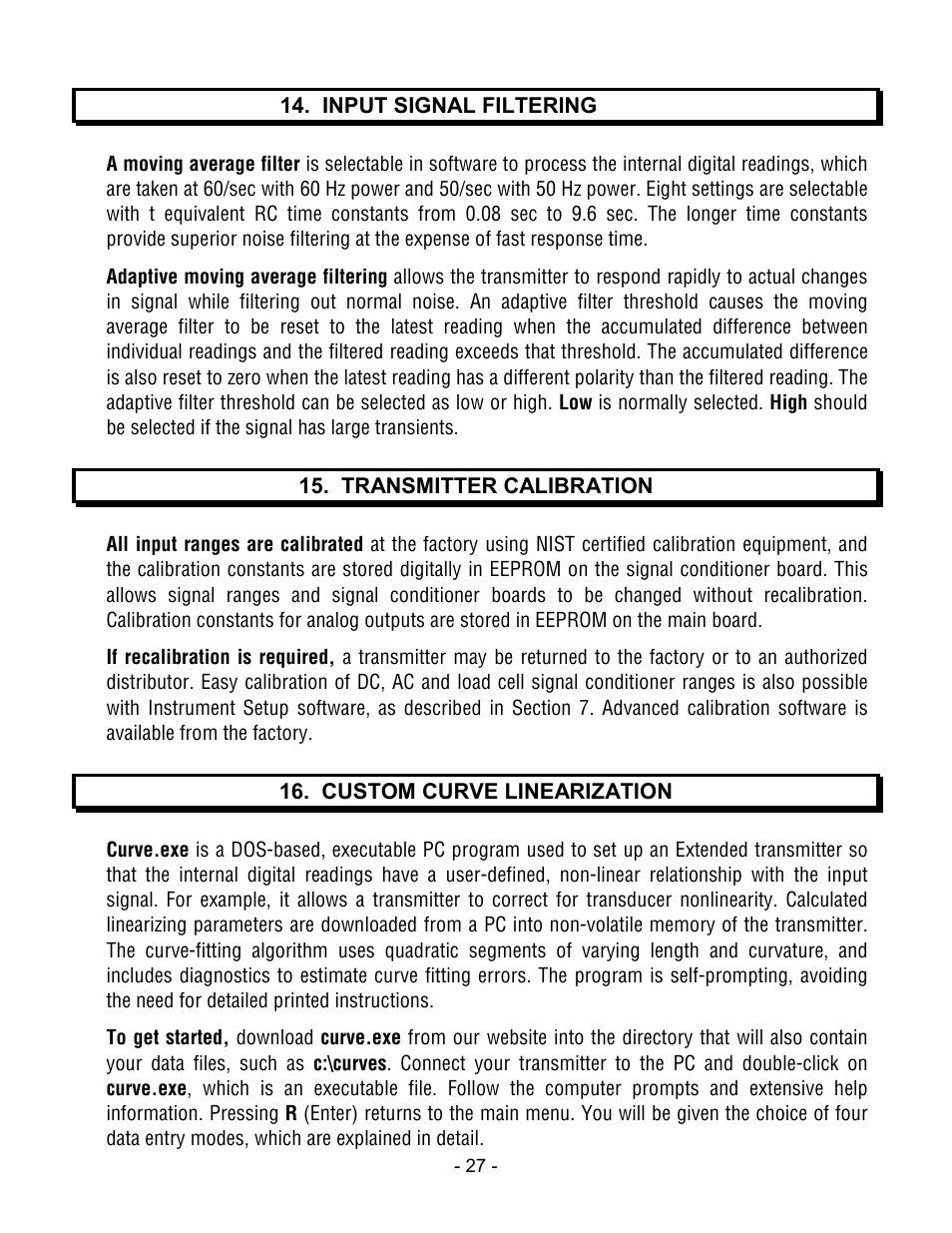 Laurel Electronics LTE SERIES TRANSMITTERS PULSE INPUT User Manual | Page 27 / 40