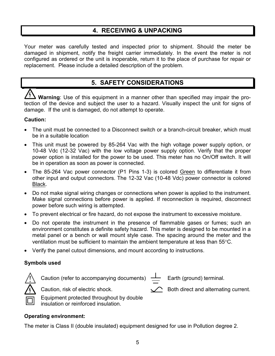 Laurel Electronics LAUREATE SERIES 2 DIGITAL PANEL METER User Manual | Page 5 / 64