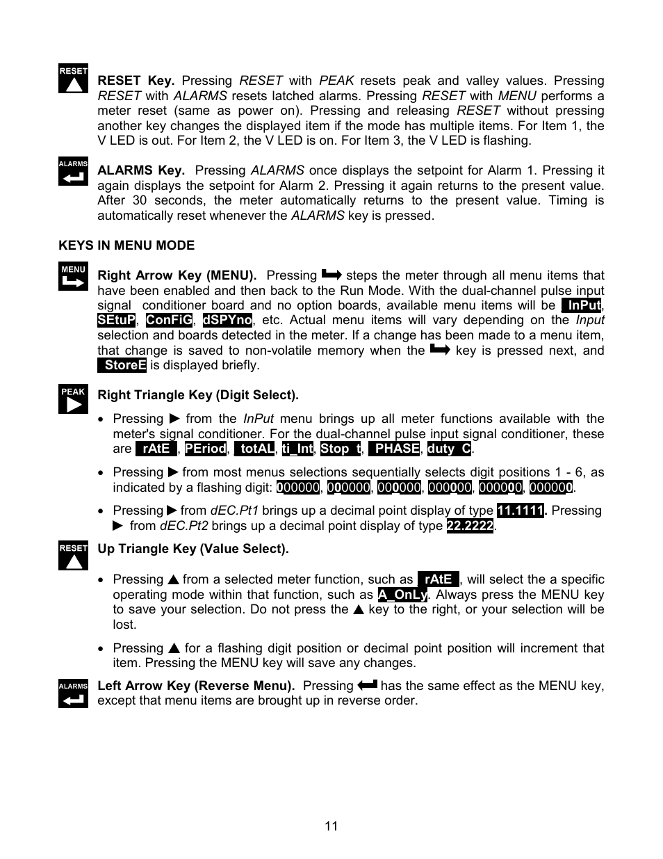 Laurel Electronics LAUREATE SERIES 2 COUNTER-TIMER-SERIAL INPUT METER User Manual | Page 11 / 80