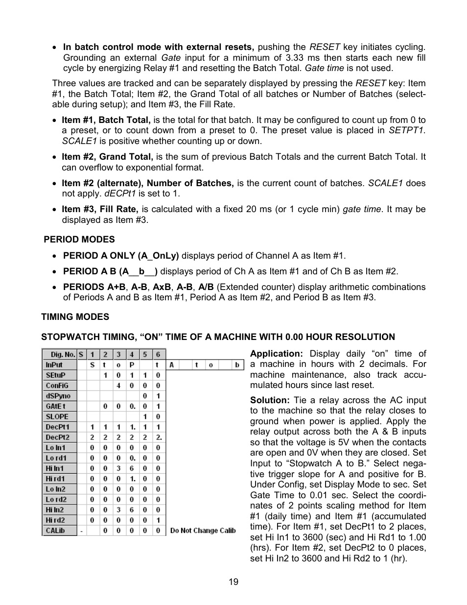 Laurel Electronics LAUREATE SERIES 2 COUNTER-TIMER-SERIAL INPUT METER User Manual | Page 19 / 80