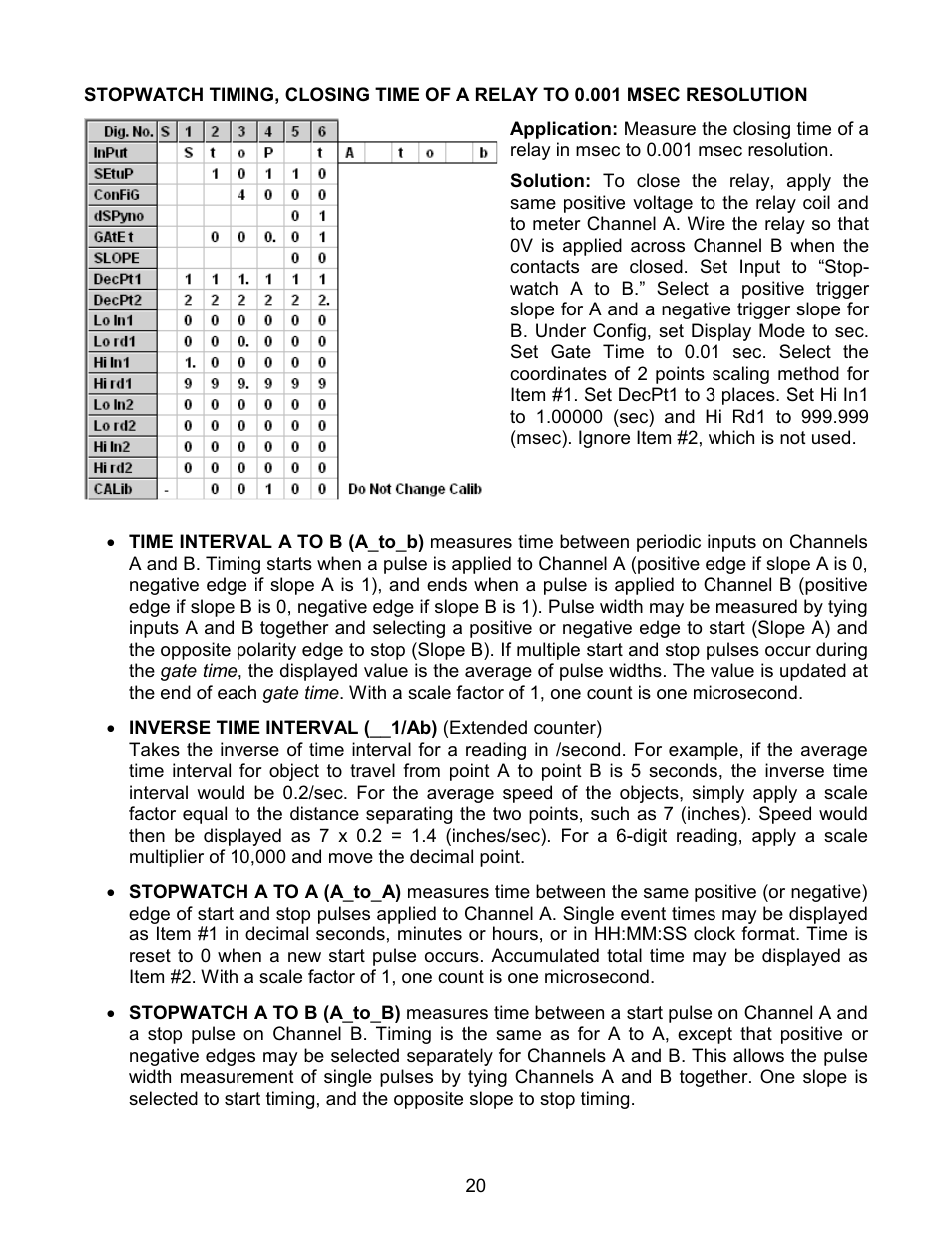 Laurel Electronics LAUREATE SERIES 2 COUNTER-TIMER-SERIAL INPUT METER User Manual | Page 20 / 80