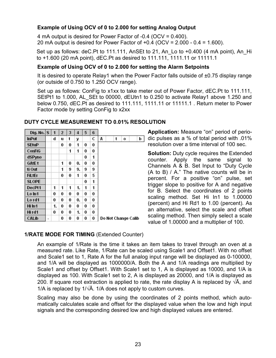 Laurel Electronics LAUREATE SERIES 2 COUNTER-TIMER-SERIAL INPUT METER User Manual | Page 23 / 80