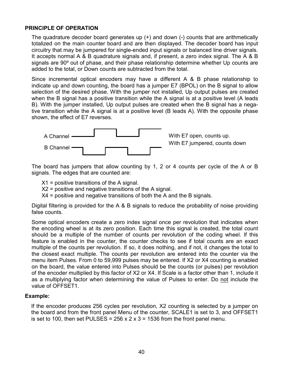 Laurel Electronics LAUREATE SERIES 2 COUNTER-TIMER-SERIAL INPUT METER User Manual | Page 40 / 80