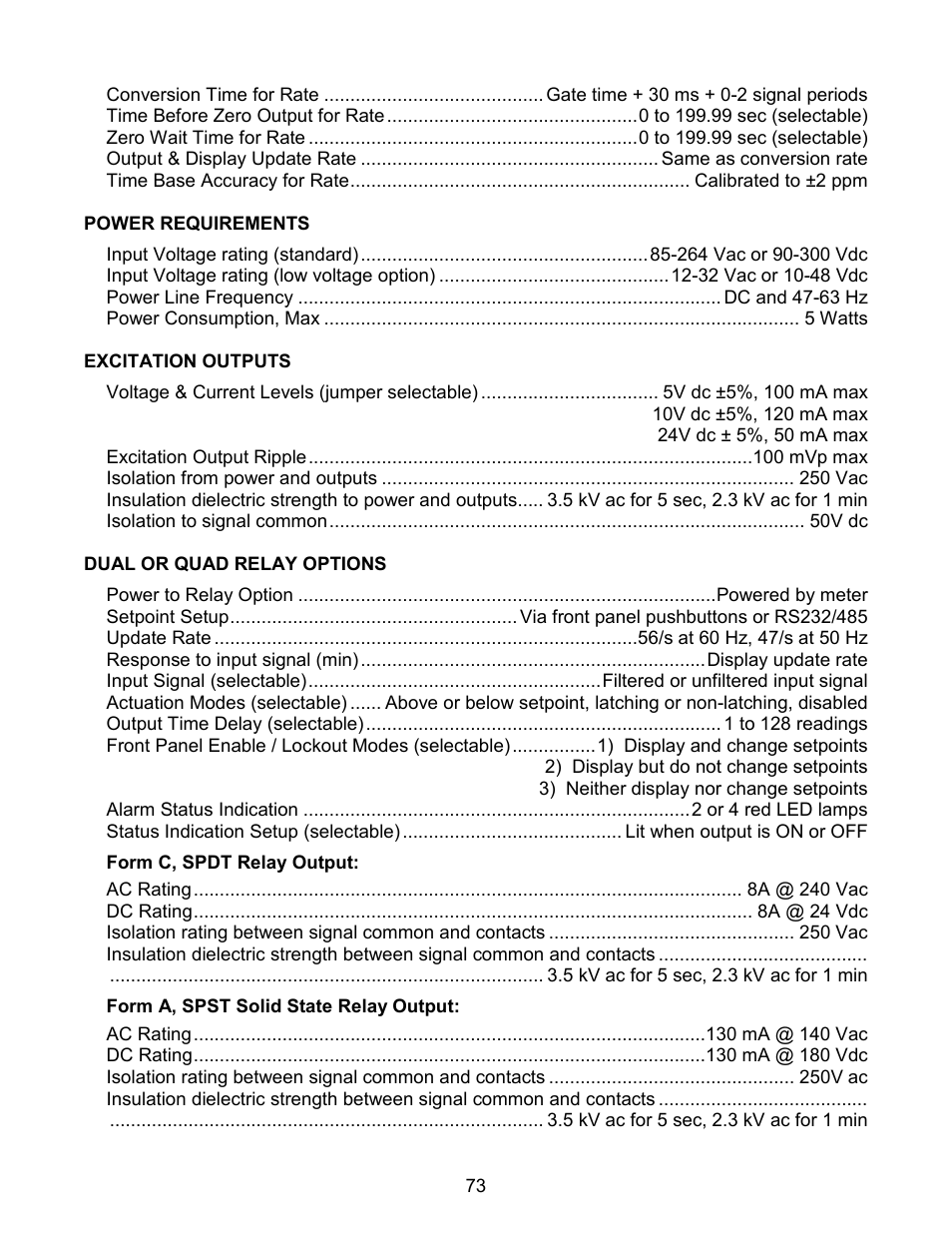 Laurel Electronics LAUREATE SERIES 2 COUNTER-TIMER-SERIAL INPUT METER User Manual | Page 73 / 80