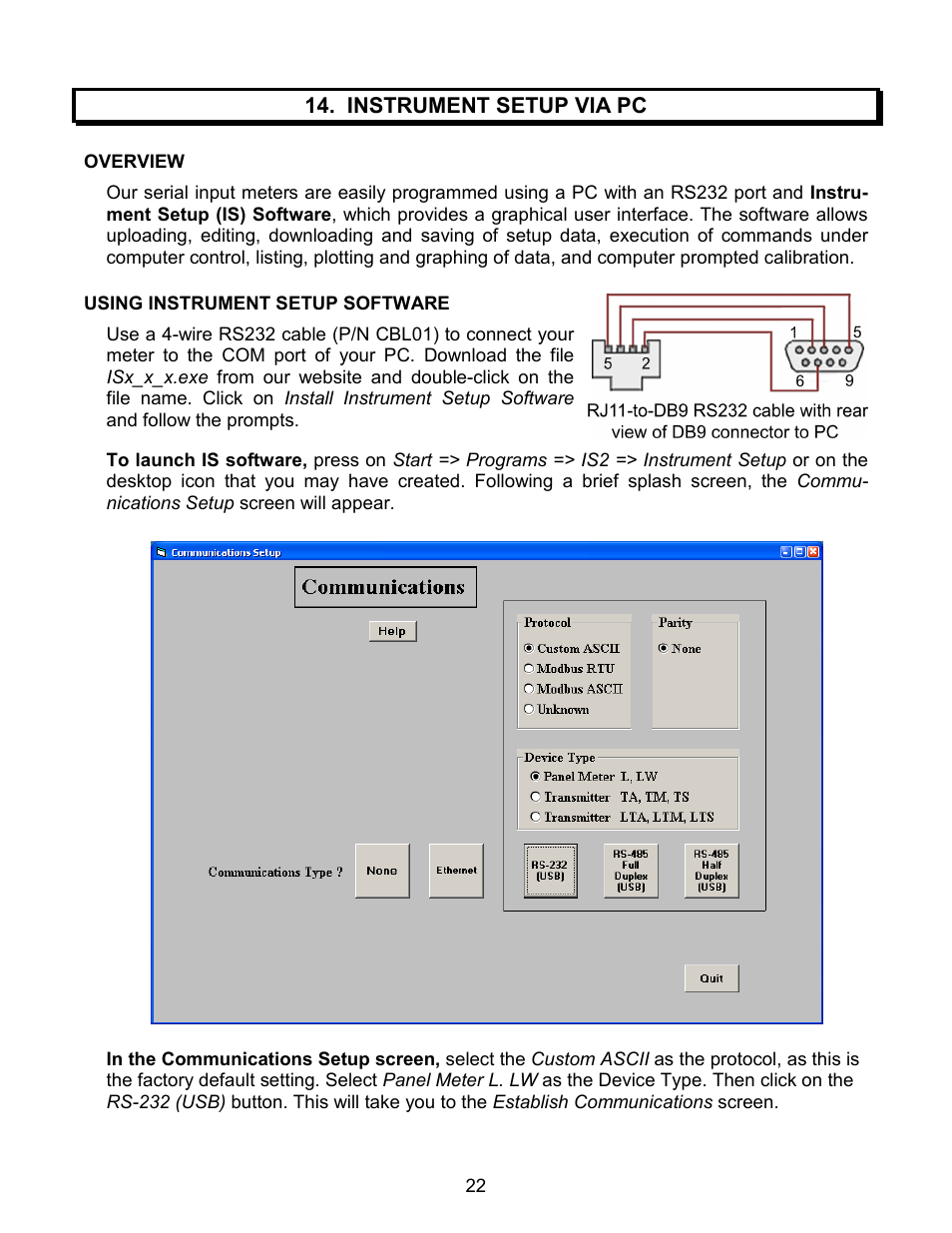 Laurel Electronics LAUREATE SERIES 2 SERIAL INPUT METER & REMOTE DISPLAY User Manual | Page 22 / 32