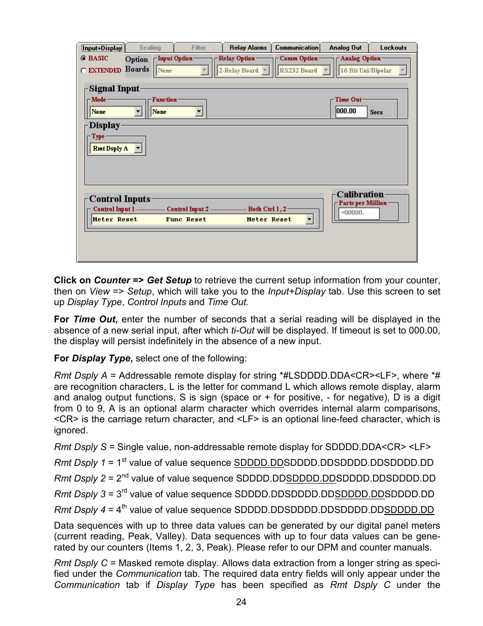 Laurel Electronics LAUREATE SERIES 2 SERIAL INPUT METER & REMOTE DISPLAY User Manual | Page 24 / 32