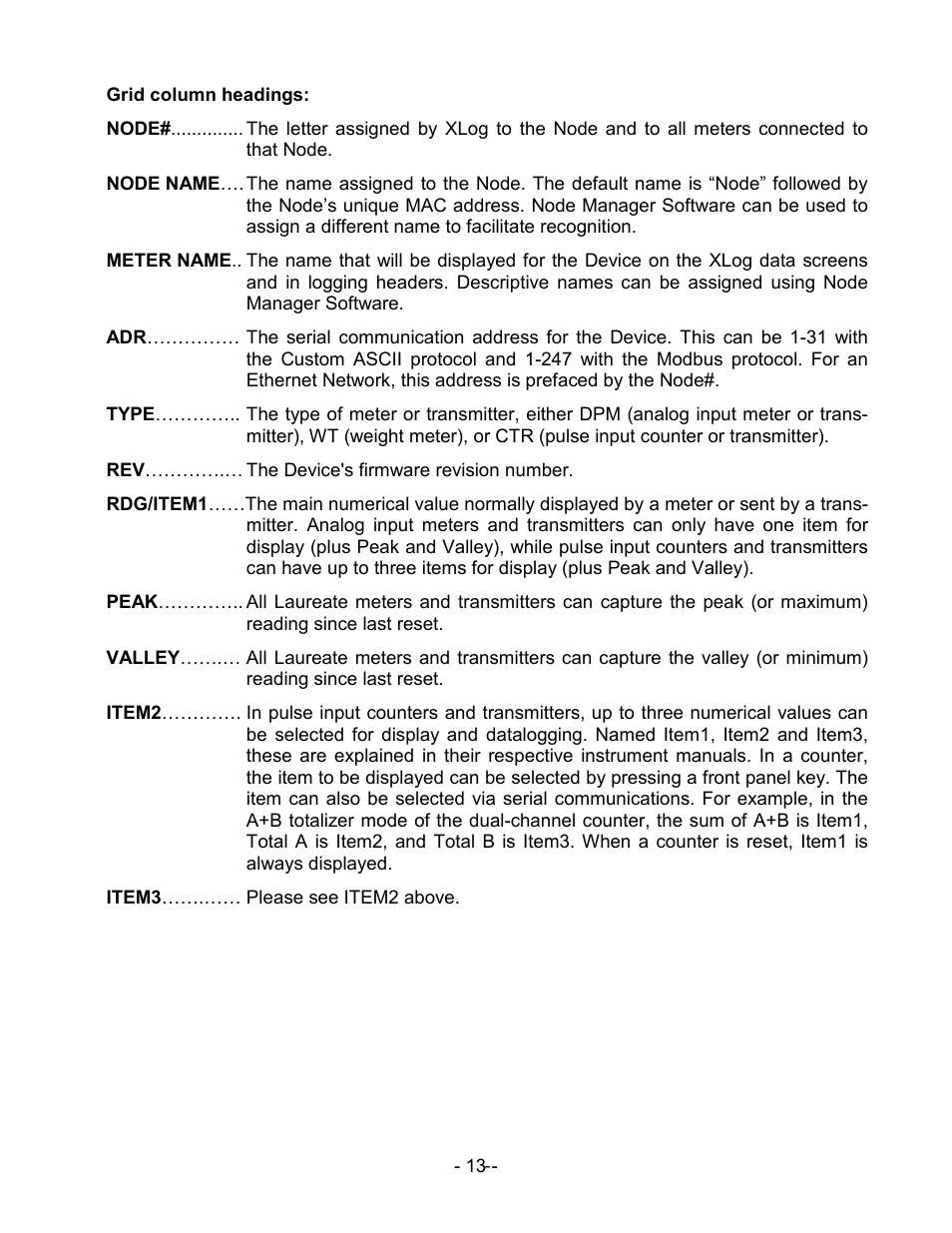 Laurel Electronics Laureate XLog Datalogging Software User Manual | Page 13 / 19
