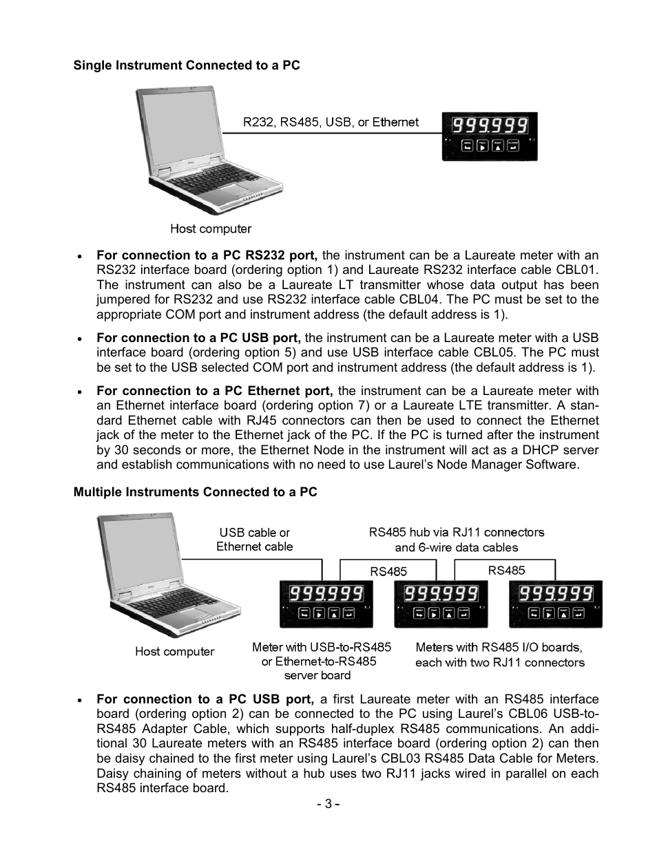 Laurel Electronics Laureate XLog Datalogging Software User Manual | Page 3 / 19
