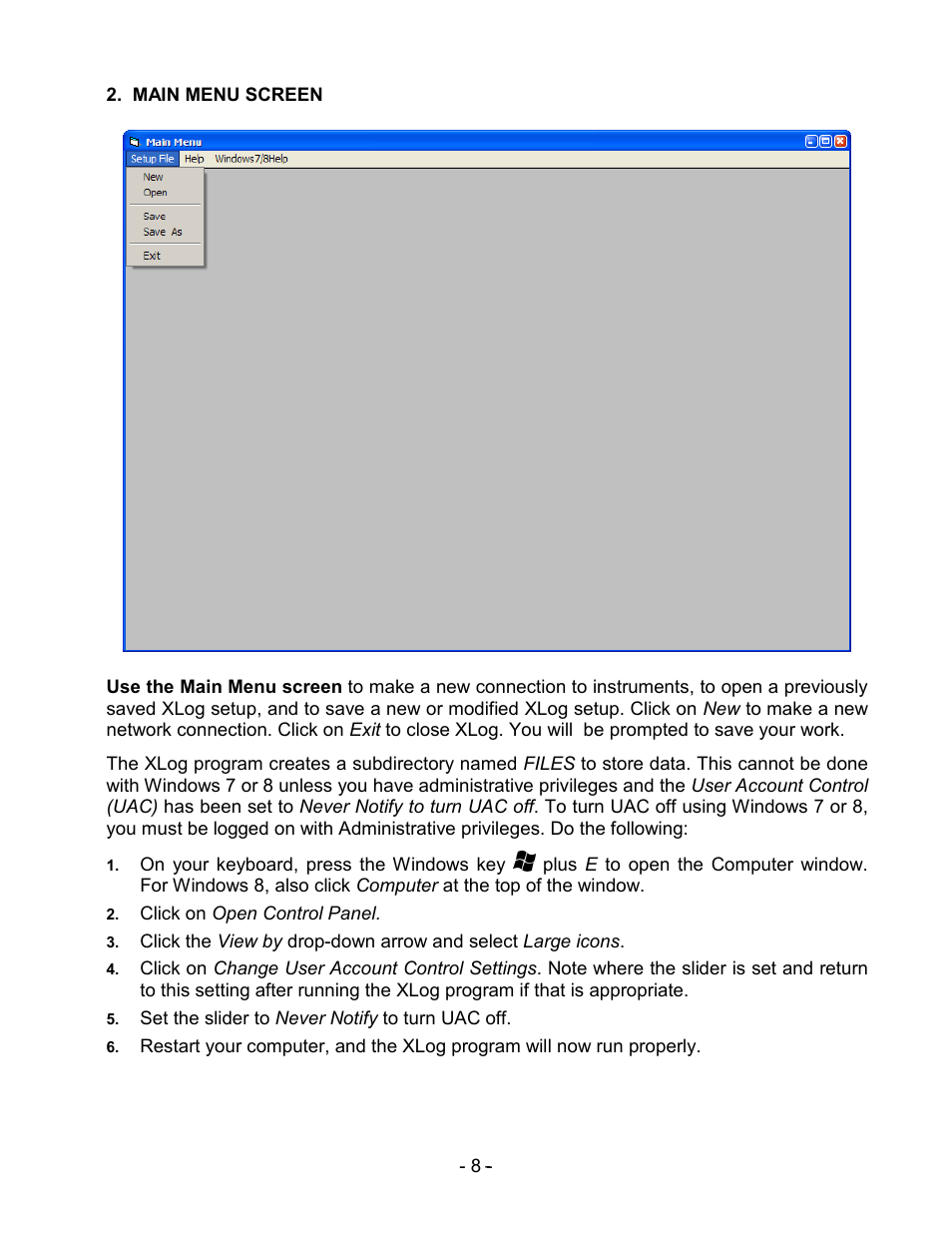 Laurel Electronics Laureate XLog Datalogging Software User Manual | Page 8 / 19